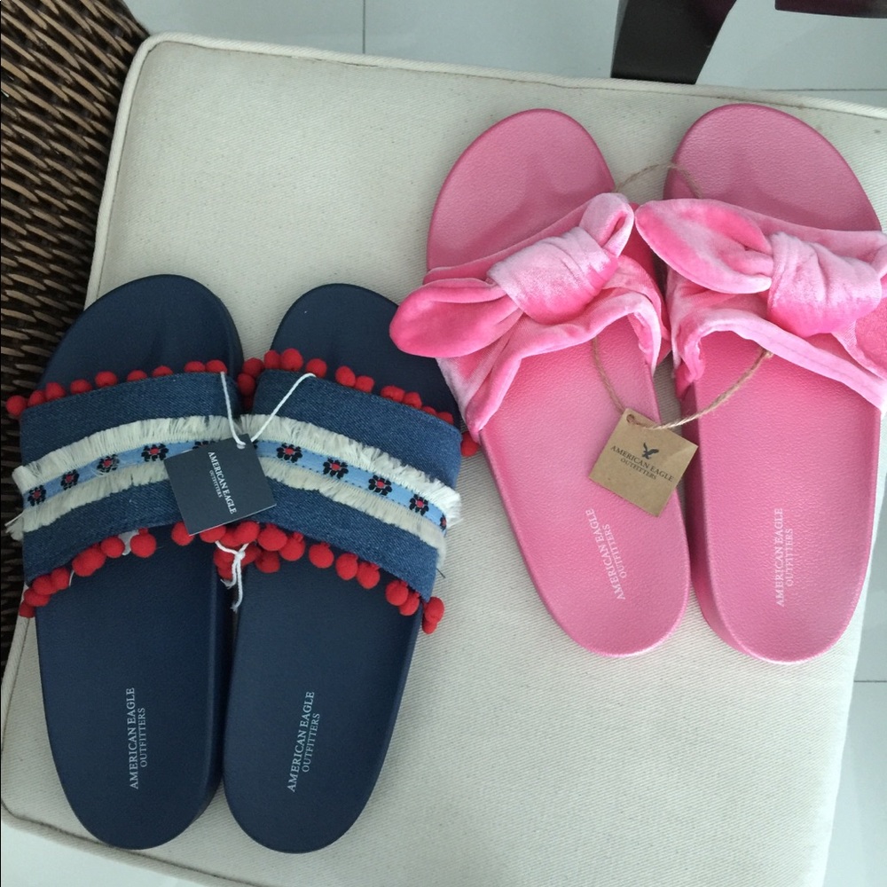 🔥2x$15 flip flops American eagle